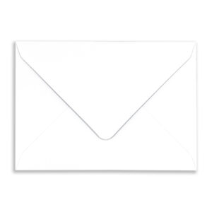125mm x 175mm White Envelopes (120gsm) Flap