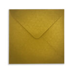 130mm Square Empire Gold Envelope Front