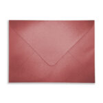 C6 Pearlescent Cherry Red Envelopes