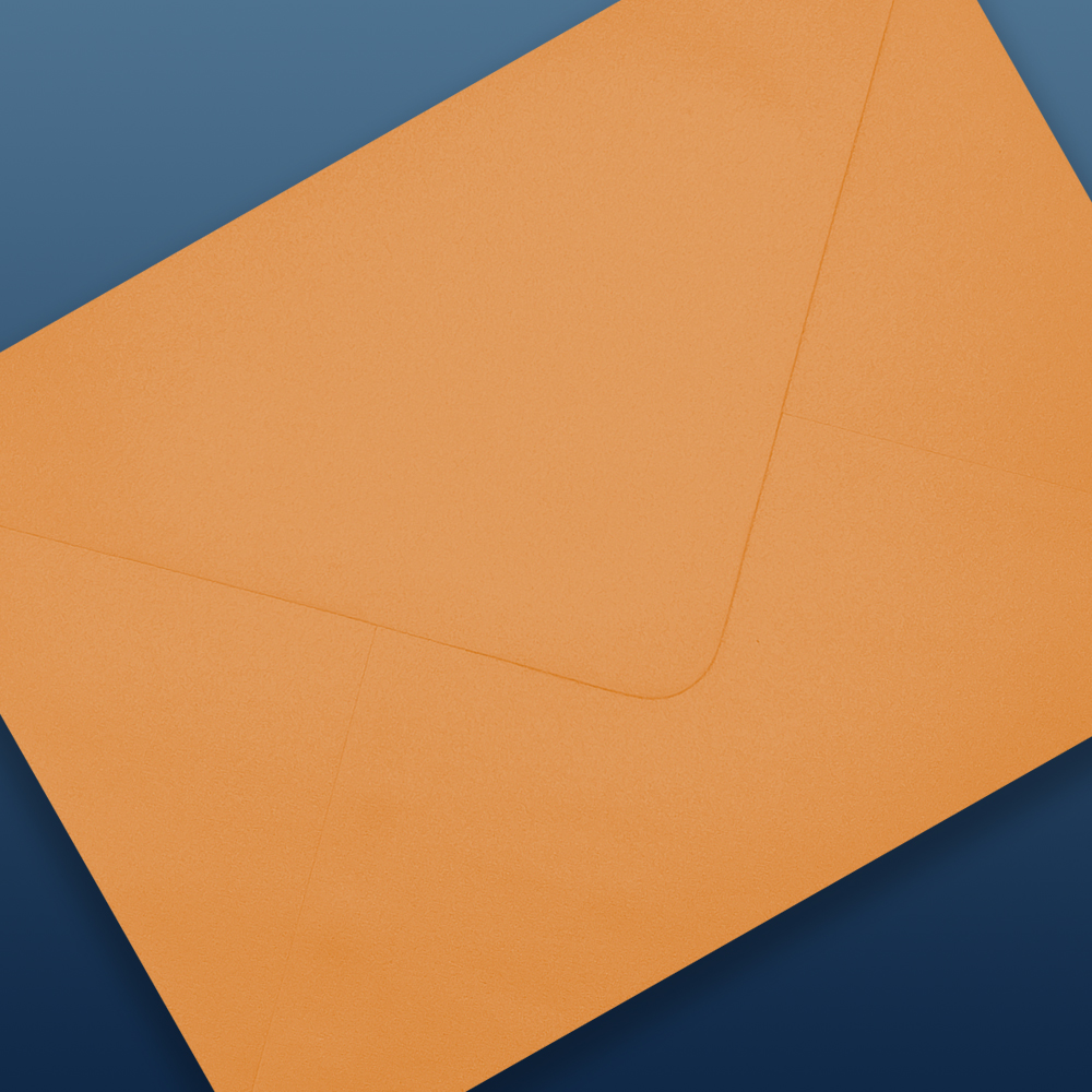 Enveloppe C5 (162x229) orange Enveloppes couleur