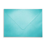 C6 Pearlescent Turquoise Envelopes