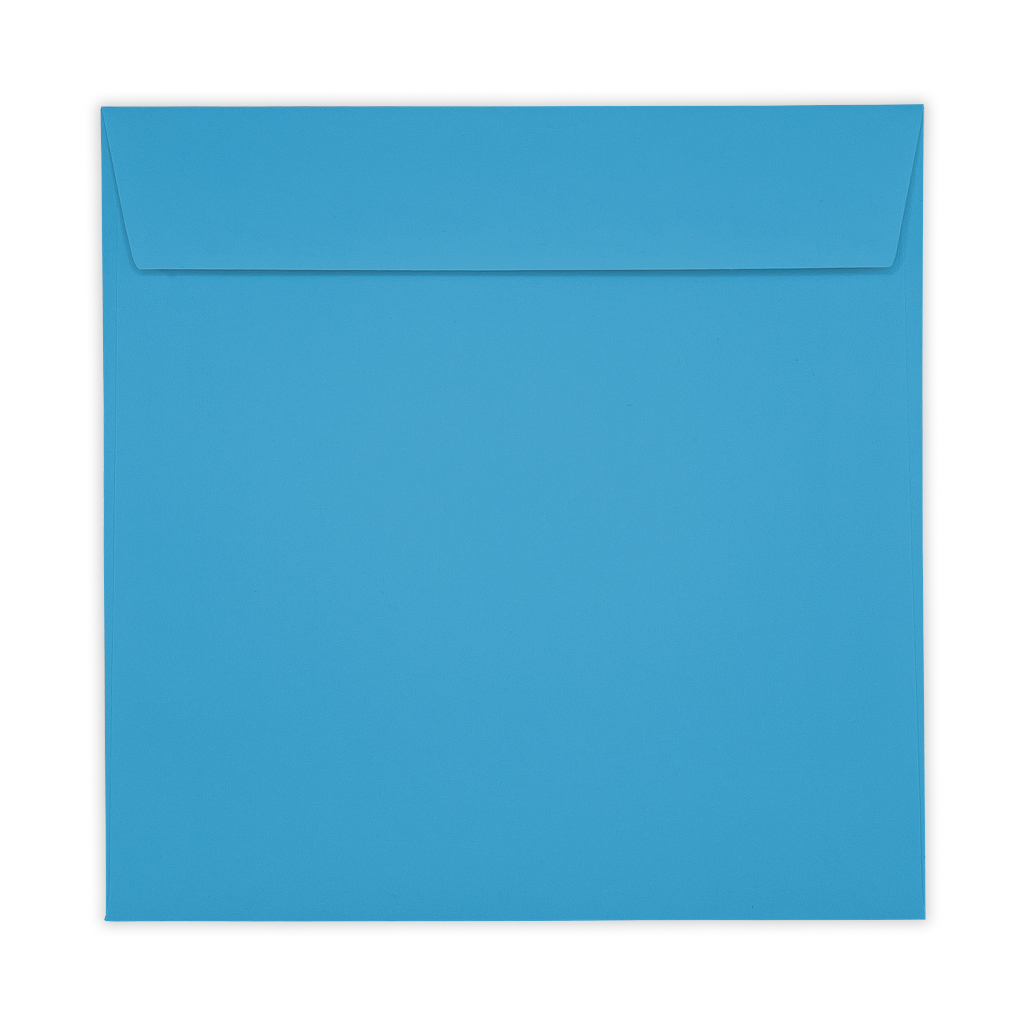 160mm Square Caribbean Blue Peel & Seal Wallet Envelopes (120gsm) - The ...