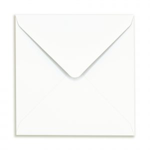 callisto square diamond white 135gsm Envelope open