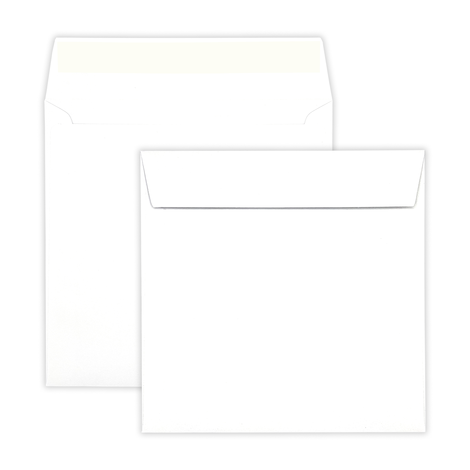 240mm Square White Gummed Wallet Envelopes (100gsm) - The Envelope People