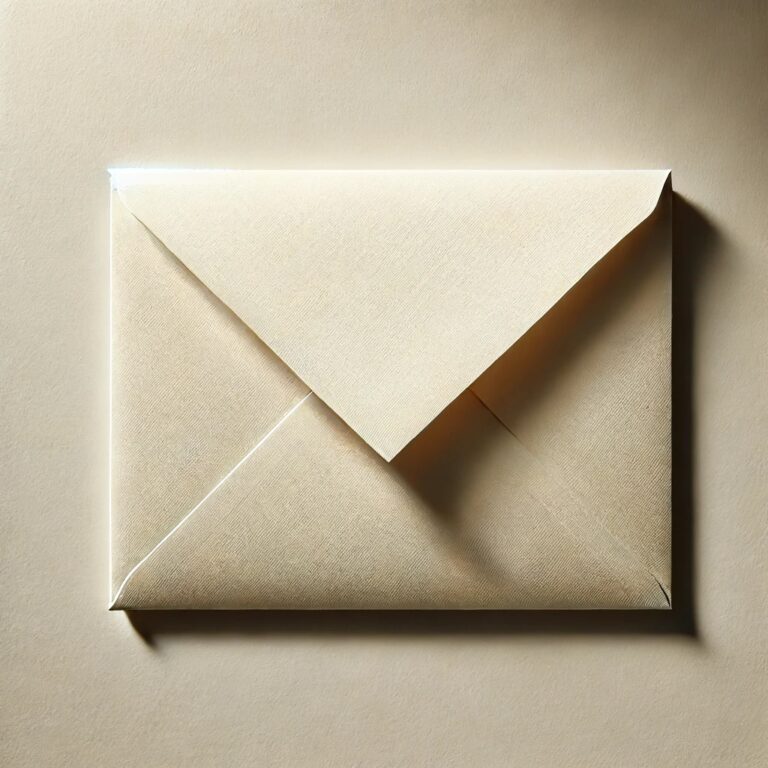 Ivory Quality Envelope