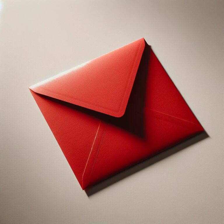 Red Quality Envelope