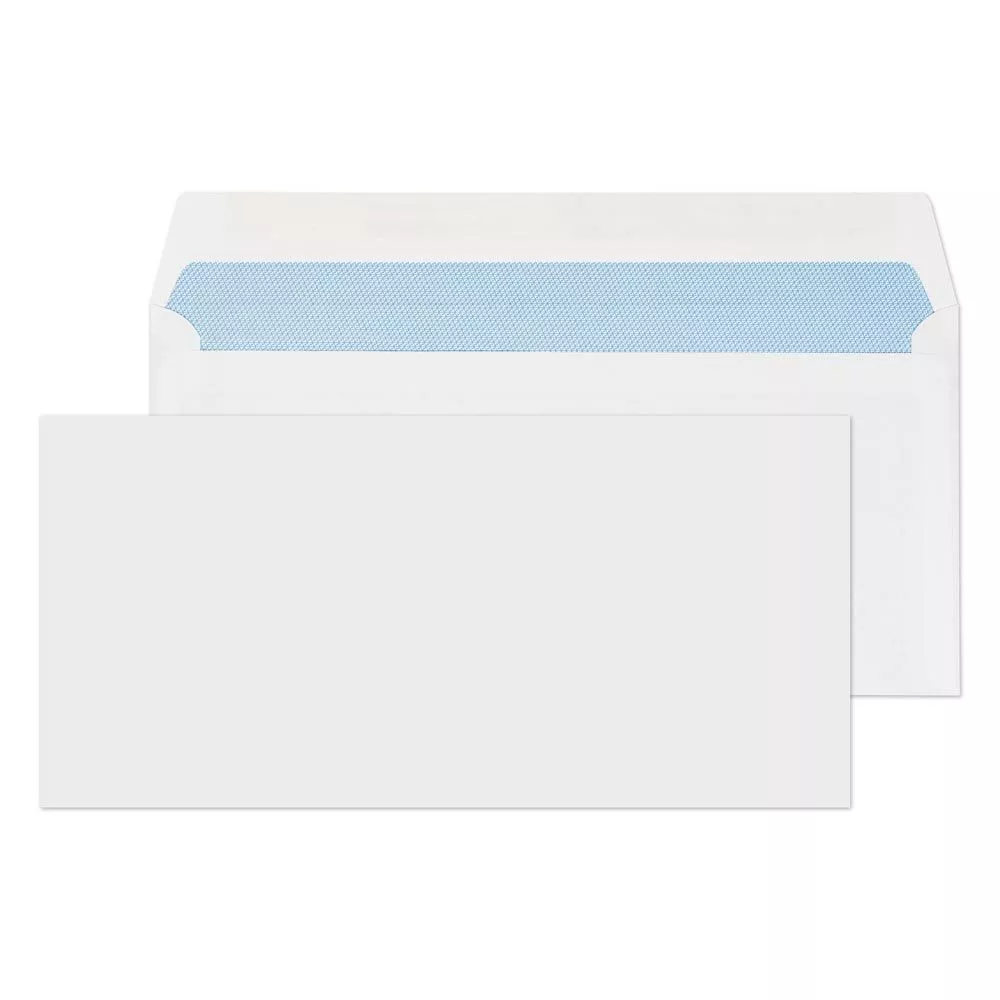 105mm x 216mm White Gummed BRE Envelopes (80gsm)