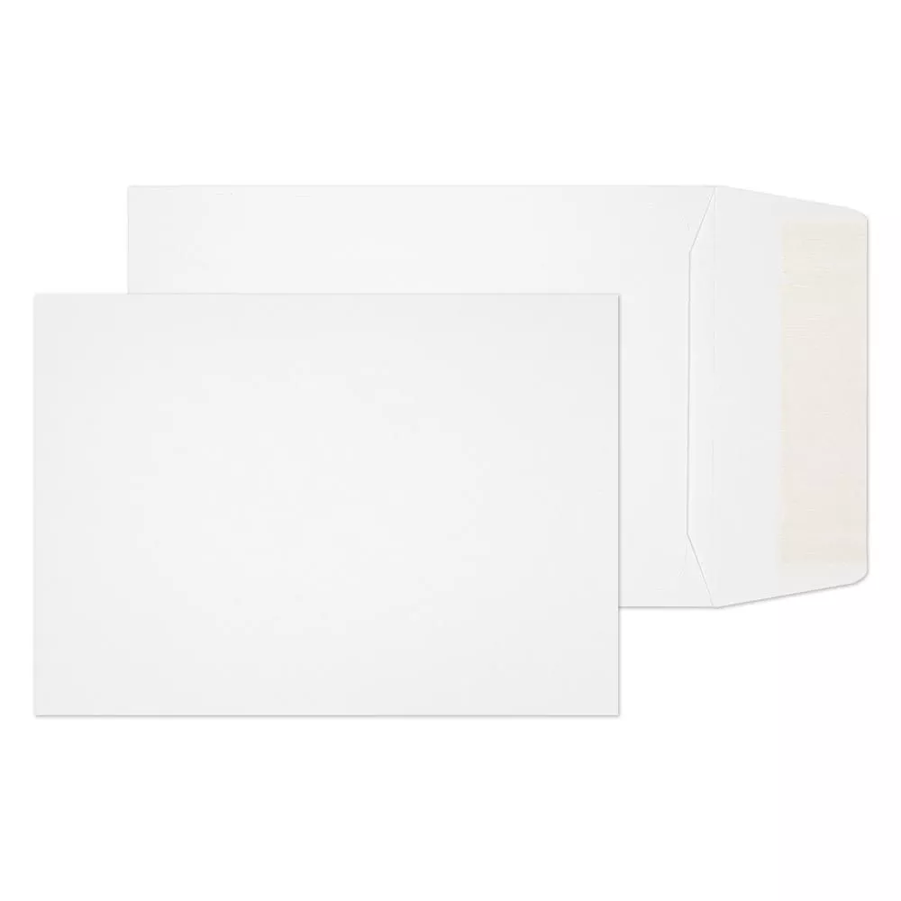 124mm x 89mm White Pocket Envelopes (90gsm)