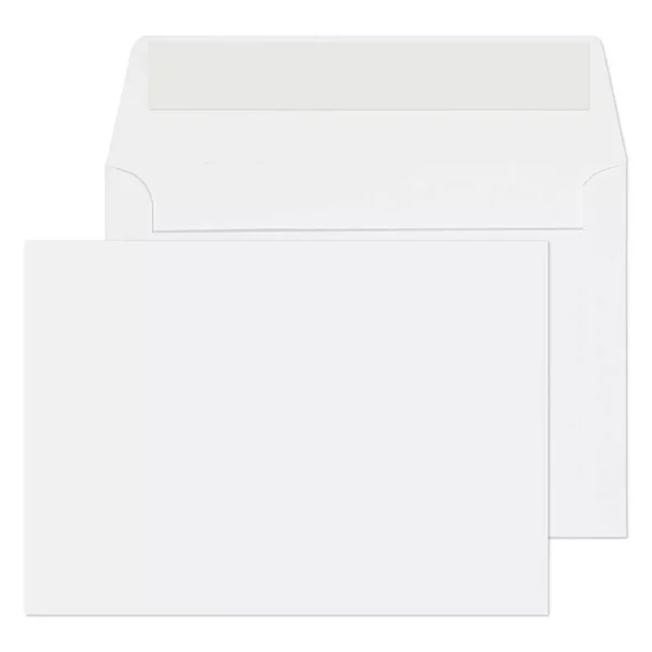 C6 Ice White FSC Peel & Seal Envelopes