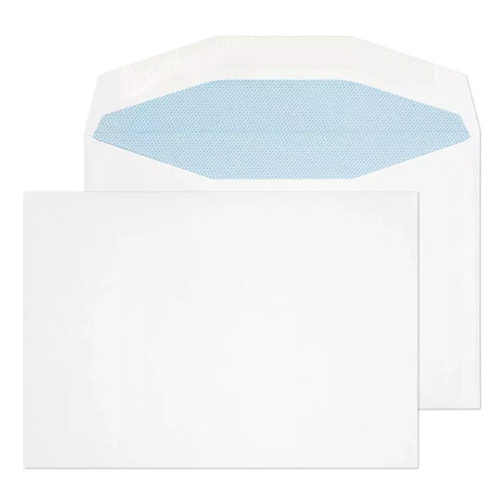 C6 White Gummed Mailing Wallet Envelopes (90gsm)