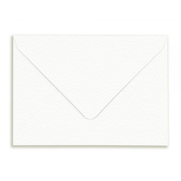 C5 Stucco Hammered Embossed White Envelopes