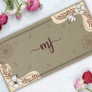 DL Printed Wedding Envelopes