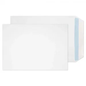 c5 white gummed blue hatch pocket envelopes 90gsm