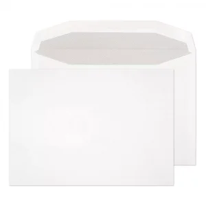 C5 White Gummed Grey Hatch Wallet Envelopes