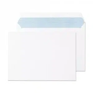 c5 ultra white peel seal blue wash wallet envelopes 120gsm