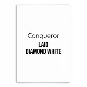 conqueror diamond white laid