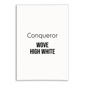 conqueror wove high white