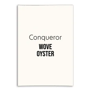 Conqueror Wove Unwatermarked Card - Oyster