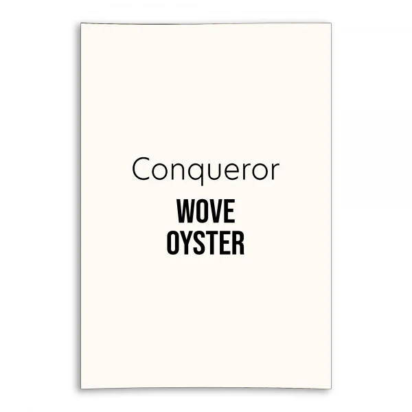 Conqueror Wove Unwatermarked Card - Oyster