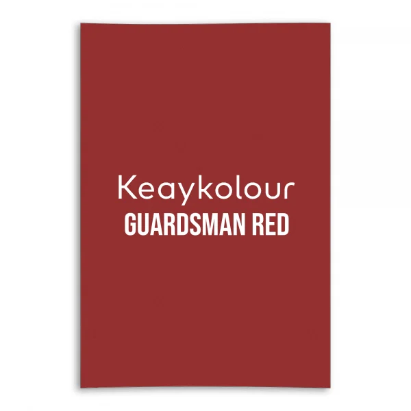 Keaykolour Card - Guardsman Red