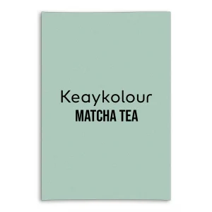 keaykolour card matcha tea