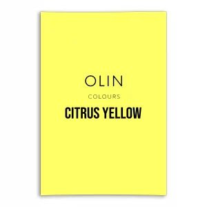 Olin Colours Card - Citrus Yellow