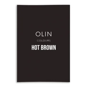 olin colours card hot brown