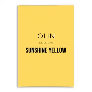 olin colours card sunshine yellow