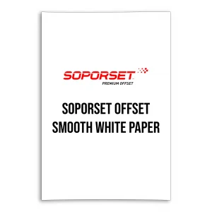 Soporset offset smooth white paper