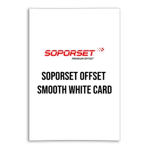 white soporset card